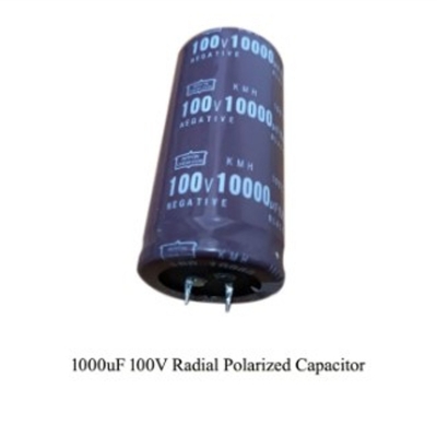 Picture of Electrolytic Capacitor 10000uF 100V Radial Polarized Aluminum Electrolytic Capacitor