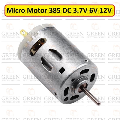 Picture of Micro Motor 385 DC 3V 6V 12V For RC Toy Car Boat Electric Motor Bicycle Cordless Drill Vacuum Cleaner Household Hair Dryer Electric Tools