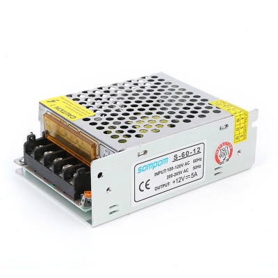 Picture of 12v 5A Dc Switching Power Supply Small Size 60w Smps-new stock