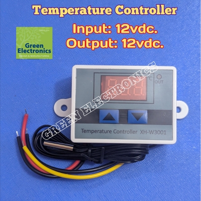 Picture of XH-W3001 DC 12V Digital Temperature Controller Microcomputer Thermostat Switch-Multicolor