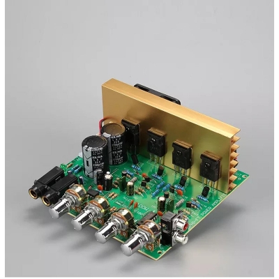 Picture of 100 Watt HiFi Stereo Amplifier Circuit Board Karaoke With Microphone