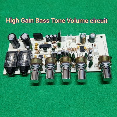 Picture of Karaoke preamp tuning board OK339 Bluetooth reverb amplifier front tone module DIY finished product-Green
