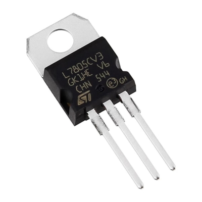 Picture of 3 piece L7805 THREE-TERMINAL POSITIVE REGULATORS PROVIDE 5V FIXED OUTPUT-Black