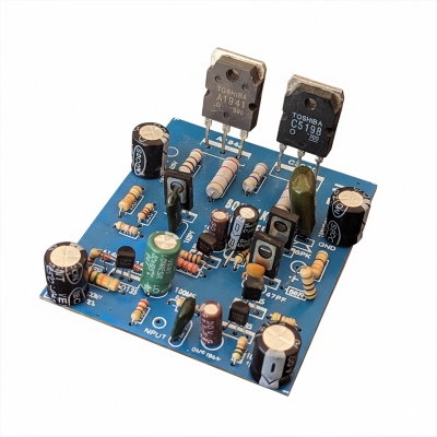Picture of Amplifier Board 2 Transistor Mono With IC Local Board For Amplifier DYE Projects