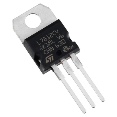 Picture of 3 piece L7812CV LINEAR VOLTAGE REGULATOR IC-Black