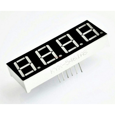 Picture of 4-Digit 7-Segment Display 0.56" Common Cathode 3-Digit LED Display Digital Tube Compatible with Arduino ( 1pcs)-Multicolor