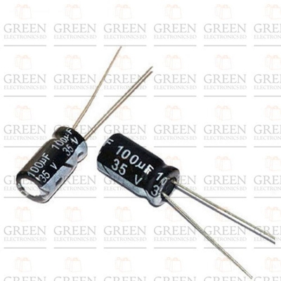Picture of Radial 4.7uF Electrolytic Capacitor 50V-50Pcs