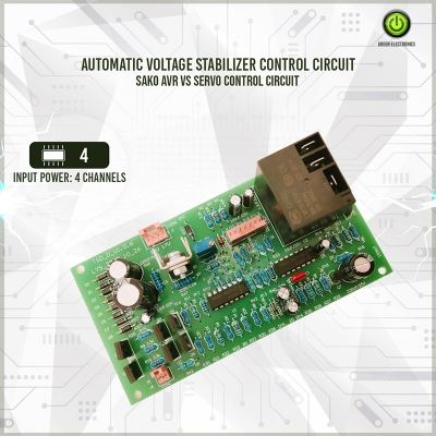 Picture of Automatic Voltage Stabilizer Control Circuit SAKO AVR AVS IVS Voltage Reguletor Servo Control Circuit Module GREEN POWER-Blue