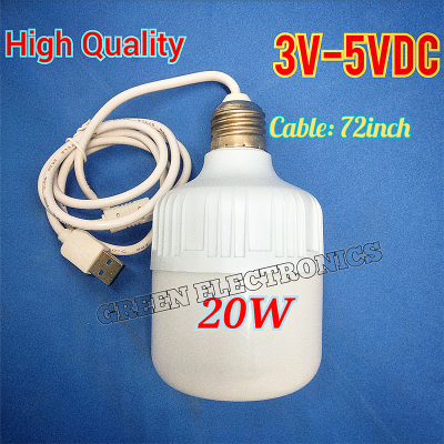 Picture of Usb Led Bulb Powerbank Light-White