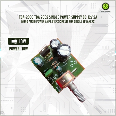 Picture of TDA-2003 TDA 2002 Single Power Supply DC 12V 2A 10W Mono Audio Power Amplifiers Circuit For Single Speakers