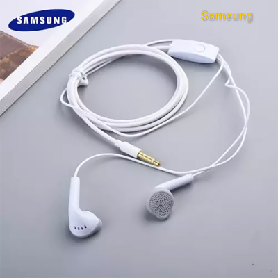 Picture of Samsung Wired Music Earphone with Mic, Universal Earphone-Off White