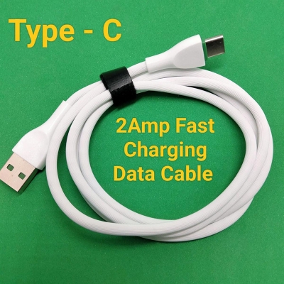 Picture of Fast Charging 2Amp Flexible Soft Type Data cable-White
