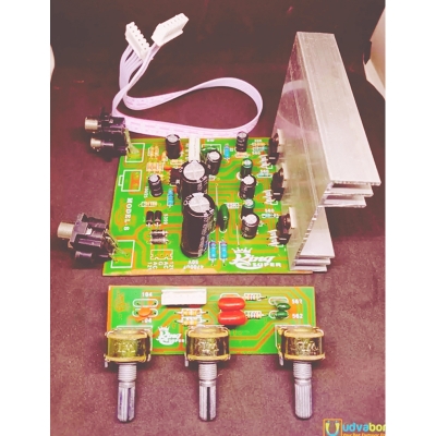 Picture of 2.1 Channel stereo amplifier circuit board-Blue