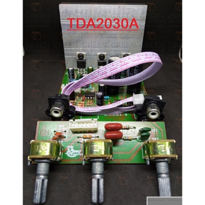 Picture of TDA2030A 2x18W 3 Channel Subwoofer DIY Module Stereo Audio Amplifier Board-Not Specified