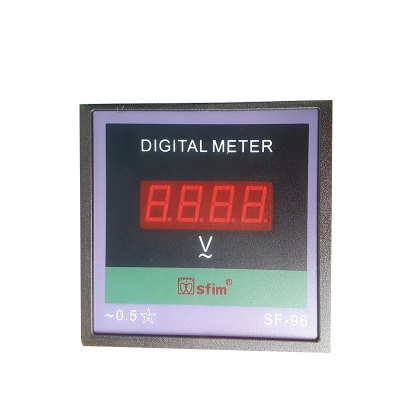 Picture of Digital volt meter panel meter Model sf-96 Ac 30v- 500Vac-Black