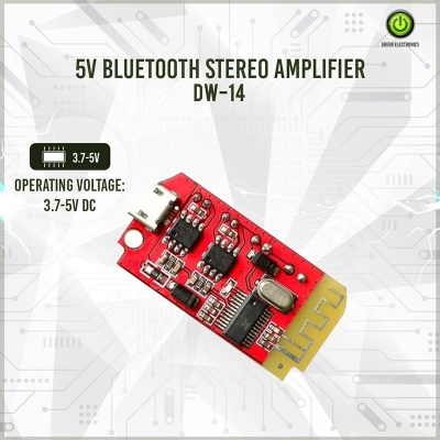 Picture of 5v Bluetooth stereo amplifier circuit, dw-14-Gold
