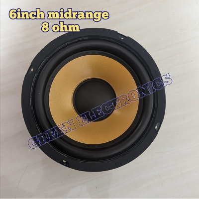 Picture of 6 inch mid Range Speaker -Black 6 inch 4Ohm 4Ω Audio Speaker Stereo Woofer Loudspeaker-Green