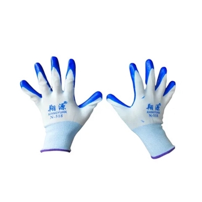 Picture of Nylon Rubber Coted Sefty Hand Gloves For Industrial Household Bike Riding Hand Gloves