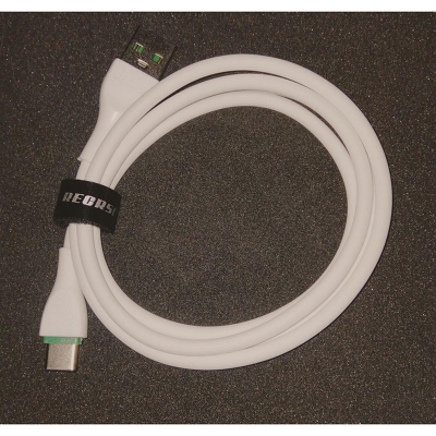 Picture of High Quality Super Flaxible Type C. Charging With data cable with Reguler charging RECRSI CA-48 Type-C 2A Fast Charge Data Cable.-White