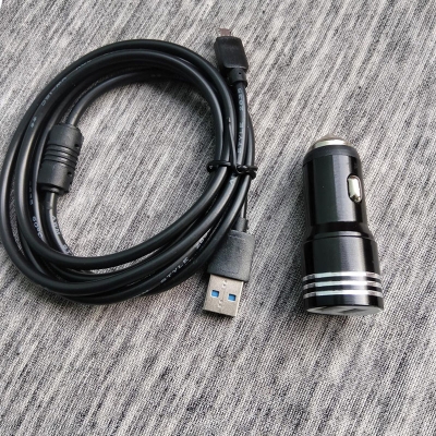 Picture of Car Mobile Charger Fast Charger Type Smart (b)-Black