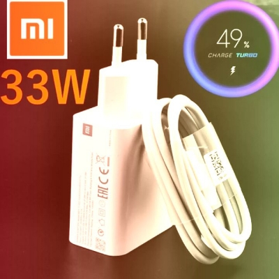 Picture of 33W Fast Charger Fast Charger 33W Turbo Charge Eu Qc 4.0 Adapter 3A Usb Type C-White