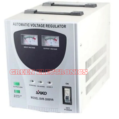 Picture of SAKO SVR 3000VA Servo Voltage Stabilizer 3kva single phase Automatic Voltage Stabilizer