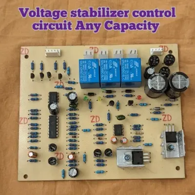 Picture of AVR (Automatic Voltage Stabilizer) Control Circuit Voltage Stabilizer Circuit 5kva To 1600kva Automatic Voltage Stabilizer Control Circuit Oil & Dry Type Voltage Reguletor Circuit-Multicolor