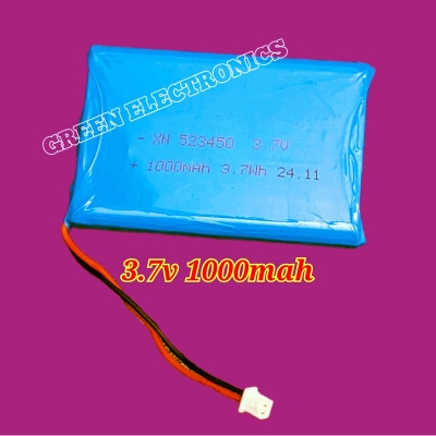 Picture of 1000mah 3.7v lipo Battery For diy work-Blue