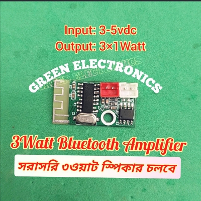 Picture of 5v 3watt mono single speaker Bluetooth amplifier circuit board