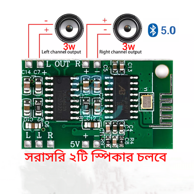 Picture of CA-8469 Bluetooth PAM8403 Power Amplifier Class-D Audio Power Amplifier-Blue