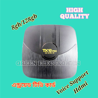 Picture of Bast Quality Android Tv Box 8gb Ram 128Rom Voice Support Remote-Black