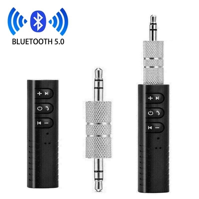 Picture of 3.5mm Car Wireless Bluetooth Car Kit AUX Audio Music Receiver Adapter Handsfree With Mic For Phone MP3 Player Headphone Handsfree-icecreame bluetooth, pen bluetooth
