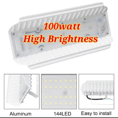 Picture of LED Flood Lights lodine Tungsten Light Cool White 100W Modern Construction Site Lighting Waterproof AC 220V 230V 240V-White