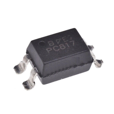 Picture of PC817 OPTOCOUPLER DIP Installation PC817C 2.54 mm Pitch 4-pin DIP-4 (Pack of 2 pcs)-Black