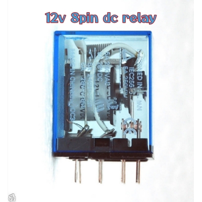 Picture of OMRON 12vdc Relay MY2N-J ( MY2NJ MY2N MY2 ) Coil= DC 12V 12VDC DPDT 5A 125/250VAC