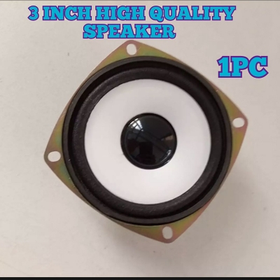 Picture of 3 Inch Speaker 4rth Genaretion Speaker 3 Inch 4 Ohm 10W Audio Speaker Amplifier 3" Inch 75mm Speakers For Audio Home Entertainment Amplifiers-White
