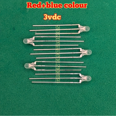 Picture of 5pcs 2colour red blue 3mm led-Multicolor