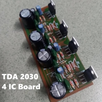 Picture of FOUR IC TDA2030A TDA2030 TDA 2030 12V 18W Local Audio Amplifier Board Circuit TO-220-5 Package 18Watt Mono Hi-Fi Audio Power Home Entertainment Amplifiers 4 IC-Multicolor