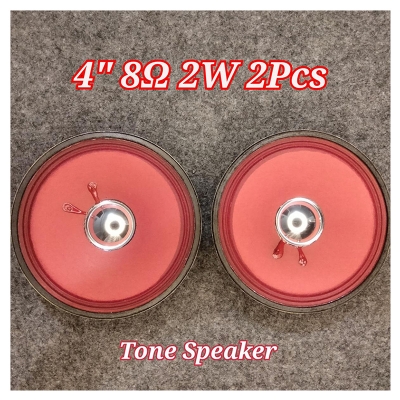Picture of 4inch 8ohm 2Watt full Range Speaker-Red