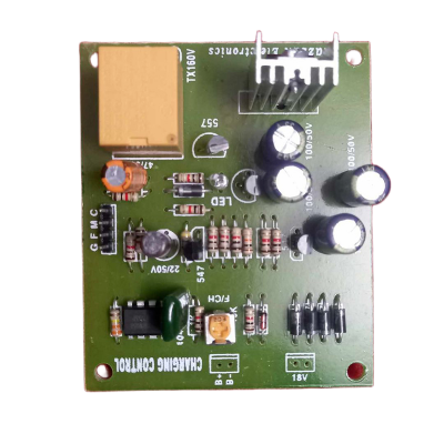 Picture of SINGLE RELAY 18V BATTERY CHARGING CONTROL CIRCUIT INSTALL WITH ADJUSTABLE VR POT SWITCH BATTERY CHARGING PROTECTION-Multicolor