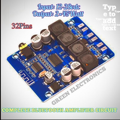 Picture of XH-M314 ultra-clear Bluetooth digital amplifier board TPA3118 double 45W audio amplifier module AUX decoder board-Multicolor