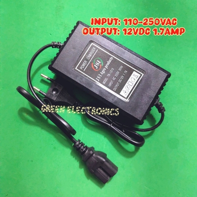 Picture of 12V Battery Charger / 12V 1.7A Battery Charger / Spray Machine Charger / 12 Volt 1.7 Amp Agricultural Sprayer Pump Battery Charger-kalo 12.7A