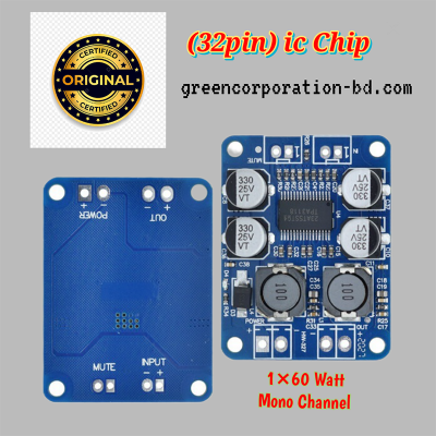 Picture of 32pin TPA3118 PBTL mono digital power amplifier board 1X60W original chip 32 feet