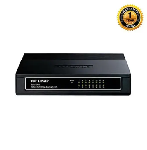 Picture of TP-Link TL-SF1016D Unmanaged 10/100M Switch - Black