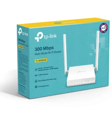 Picture of TP-Link TL-WR820N (V2) 300 Mbps Multi-Mode Wi-Fi Router