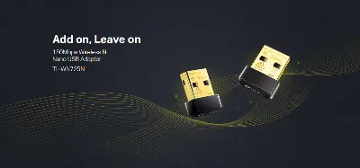 Picture of TP Link TL-WN725N 150 Mbps Wireless USB Adapter - Black