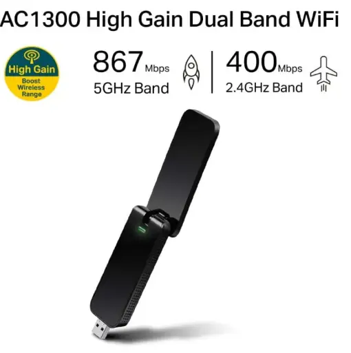 Picture of Archer T4U AC1300 Wireless USB Adapter - Black