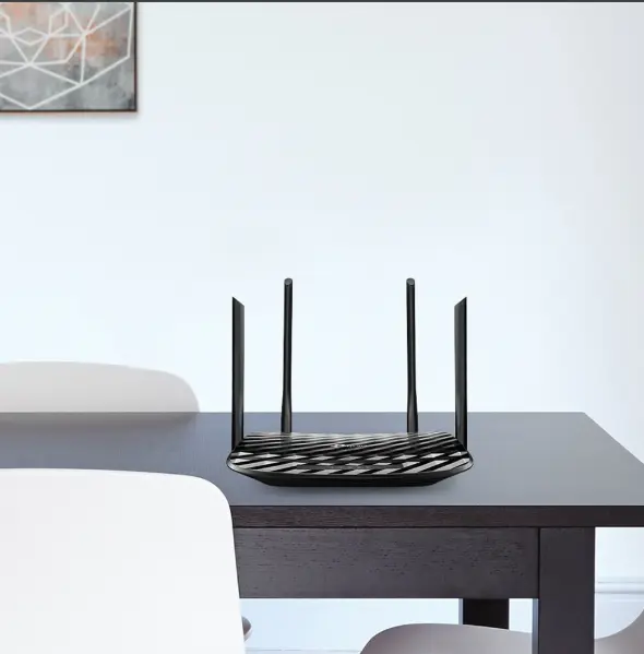 Picture of TP-Link Archer C50 Black AC1200 Wi-Fi Dual Band Router, 4 x 10/100 Mbps Fast Ethernet Ports, Supports MU-MIMO, Beamforming, Guest WiFi, Access Point Mode, IPv6 and Parental Controls