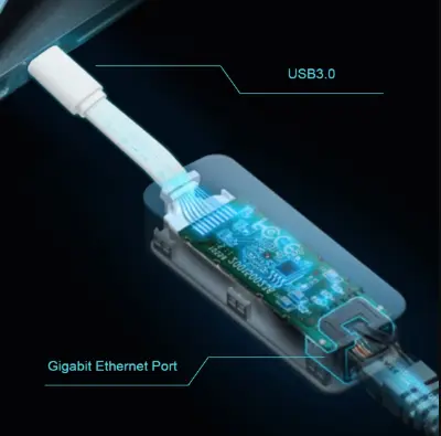 Picture of TP-Link UE300C | USB Type-C to RJ45 Gigabit Ethernet Network Adapter