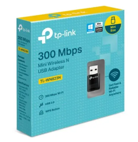 Picture of TP-Link TL-WN823N 300 Mbps Wireless USB Adapter - Black